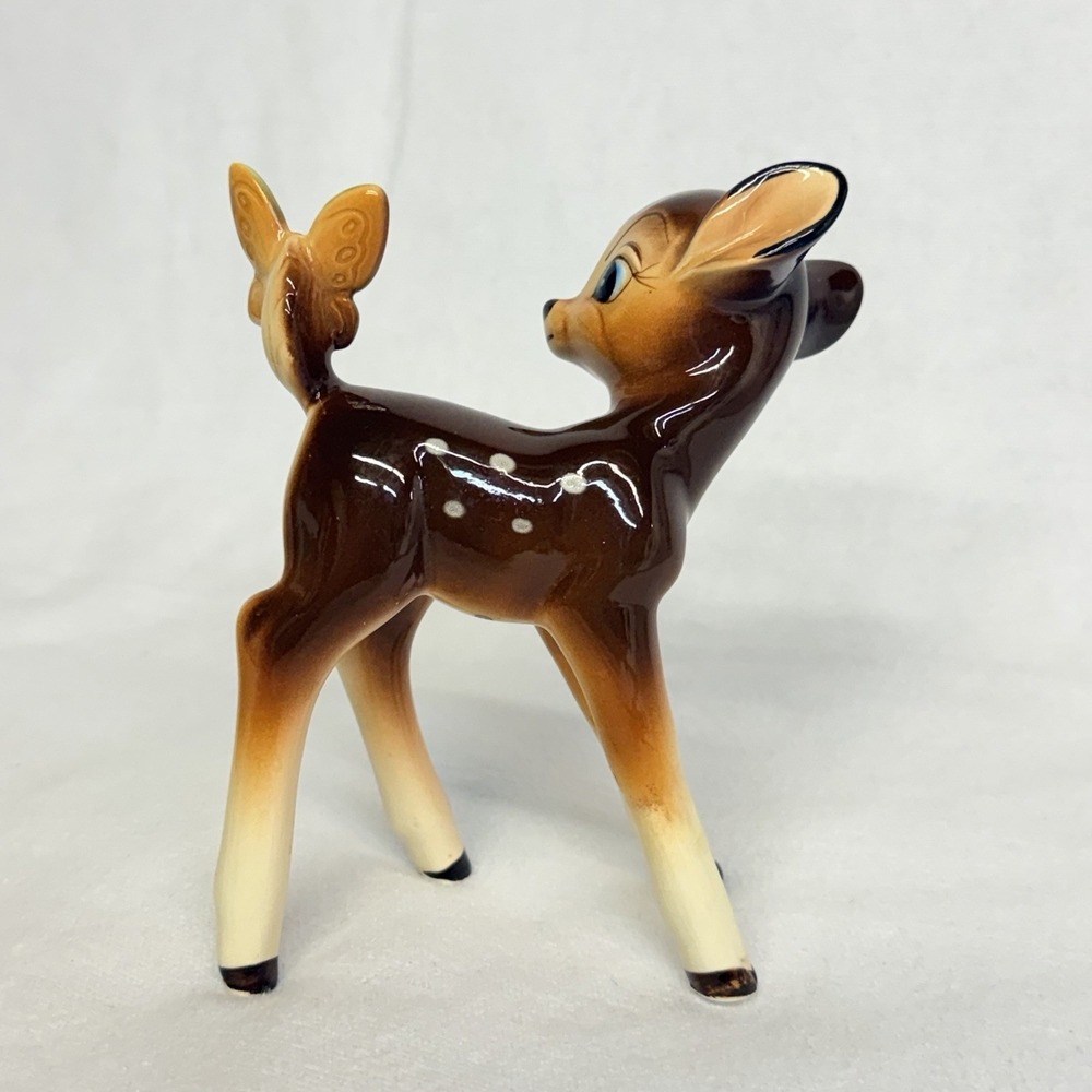 Vintage Bambi Ceramic Figurine Disney World Excellent Collector - Picture 6 of 9
